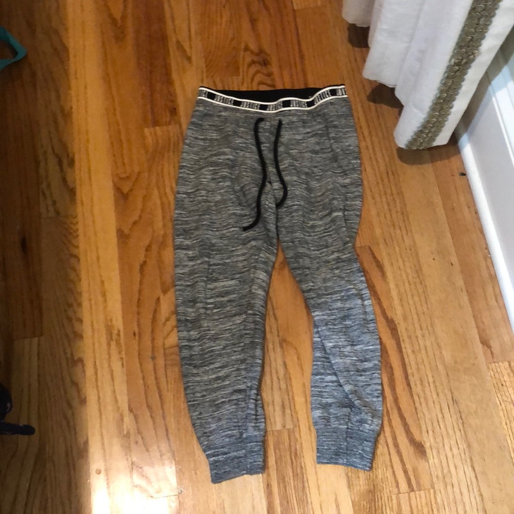 Gray sweatpants